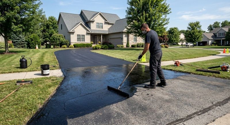Residential Driveway Sealcoating in Columbus, OH