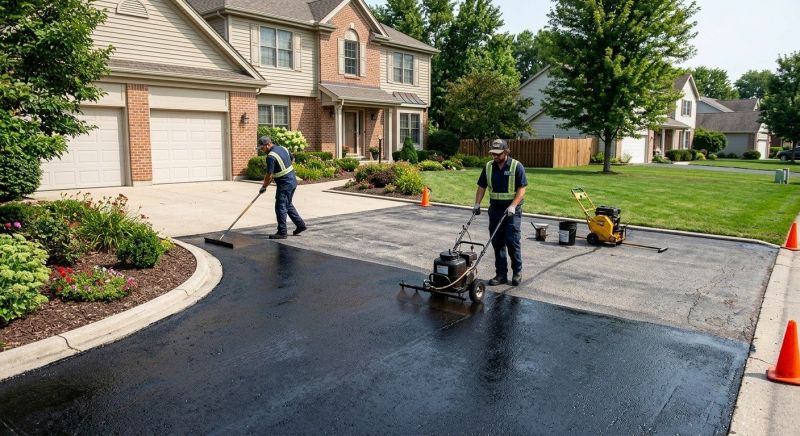 Residential Driveway Sealcoating in Fort Collins, CO