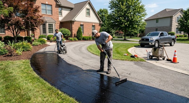 Tar Driveway Sealing in Fort Myers, FL